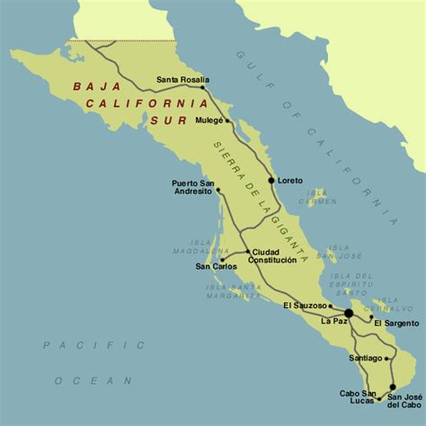 Baja California maps, map of Baja California Sur, maps of Baja California, Baja maps