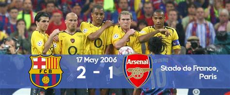 Barcelona 2 - 1 Arsenal Champions League 2006 final - Tuttigoal