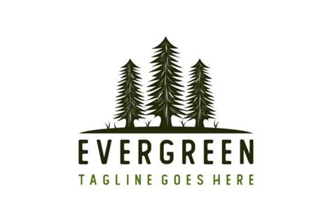 Evergreen Logo Vector Design Template. Graphic by Erick Studio · Creative Fabrica