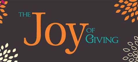 The Joy of Giving - Storieo