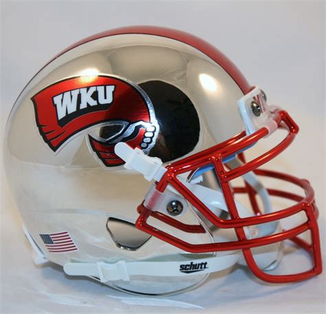 WESTERN KENTUCKY HILLTOPPERS ALTERNATE CHROME SCHUTT MINI FOOTBALL ...