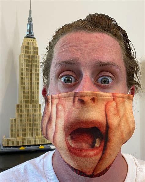 Macaulay Culkin Wears 'Home Alone' Protective Face Mask: Pic | Us Weekly