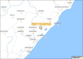 Monte Gordo (Brazil) map - nona.net