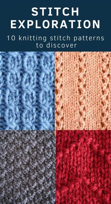 10 Days of Free Knitting Stitch Patterns | Knitting with Chopsticks