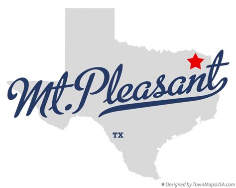 Map of Mt.Pleasant, TX, Texas