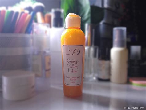 Orange Peeling Lotion Review - Tep Tries New Stuff