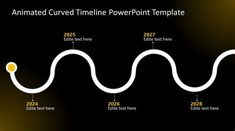 Animated Timeline Curved Powerpoint Template - Bank2home.com