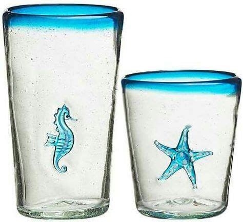 Coastal glasses | Beach inspired decor