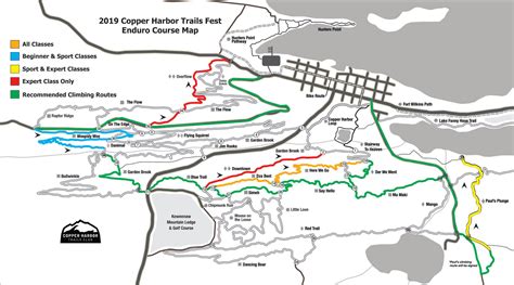 Our Enduro course map for the... - Copper Harbor Trails Club