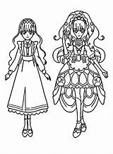 Kasai Amane Coloring Pages  Delicious Party Pretty Cure sketch template