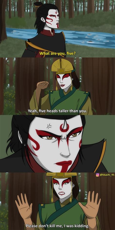 Rangi's Question | Incorrect Kyoshi Quotes by kkachi95 on DeviantArt | Avatar engraçado, Aang ...