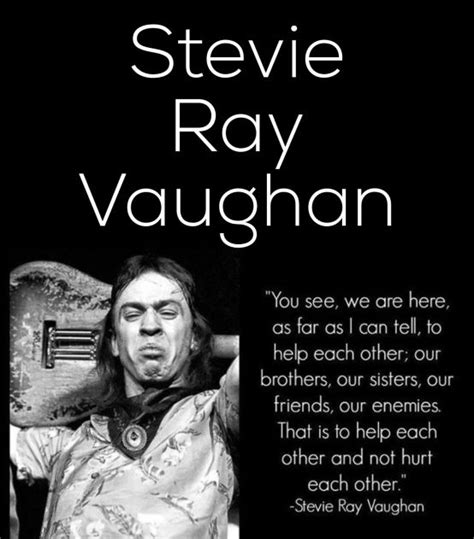 Great quote from guitar legend STEVIE RAY VAUGHAN GUITAR GOD GODS LEGEND HERO PLAYER PLAYERS ...