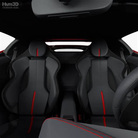 Ferrari SF90 Stradale with HQ interior and engine 2020 3D model - Vehicles on Hum3D