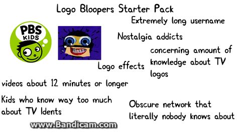 Logo Bloopers starterpack : r/starterpacks