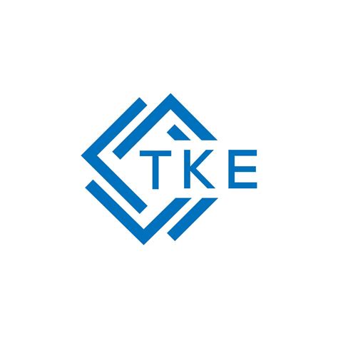 TKE technology letter logo design on white background. TKE creative ...