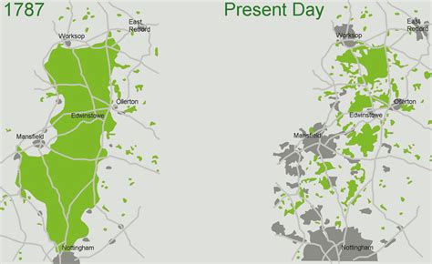 Sherwood Forest | Sherwood forest, History, Map