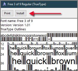 Does Microsoft Word have a barcode font? - Quora