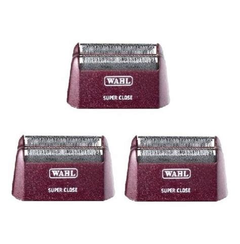 WAHL 5 Star Series Shaver Parts - 3 Pack Super Close Foil Replacement - Silver - Walmart.com