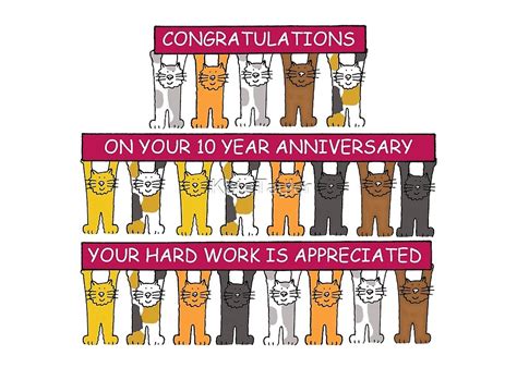 "10 year work anniversary congratulations." by KateTaylor | Redbubble