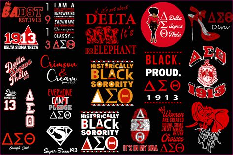 various logos and stickers on a black background