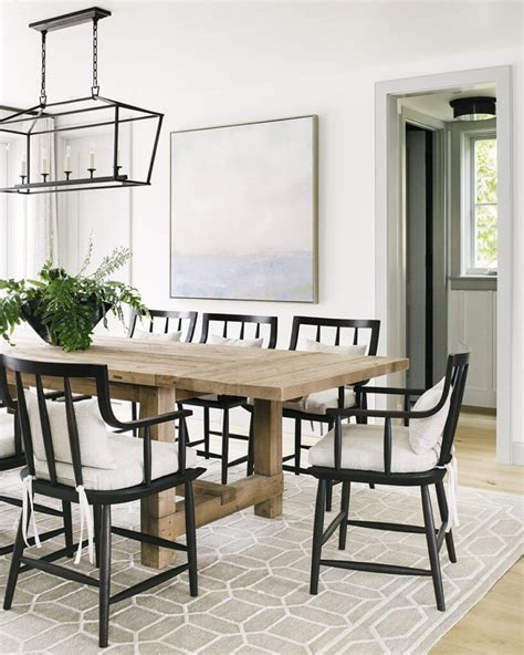 Black Dining Chairs - How to Contrast Your Table and Chairs