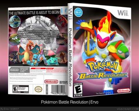 Pokemon Battle Revolution Wii Box Art Cover by Ervo