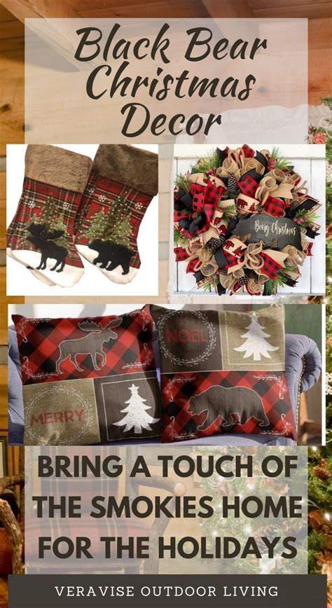 Black Bear Christmas Decor-Bring The Smokies Home for the Holidays