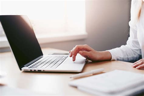 Business Woman Working on Laptop in Her Office Free Stock Photo | picjumbo