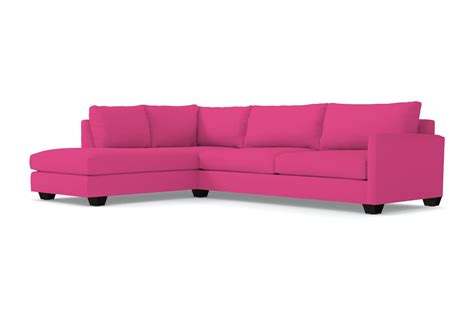 Tuxedo 2pc Sleeper Sectional :: Leg Finish: Espresso / Configuration ...