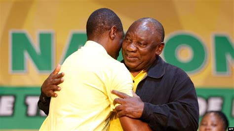 Cyril Ramaphosa re-elected ANC leader despite scandal