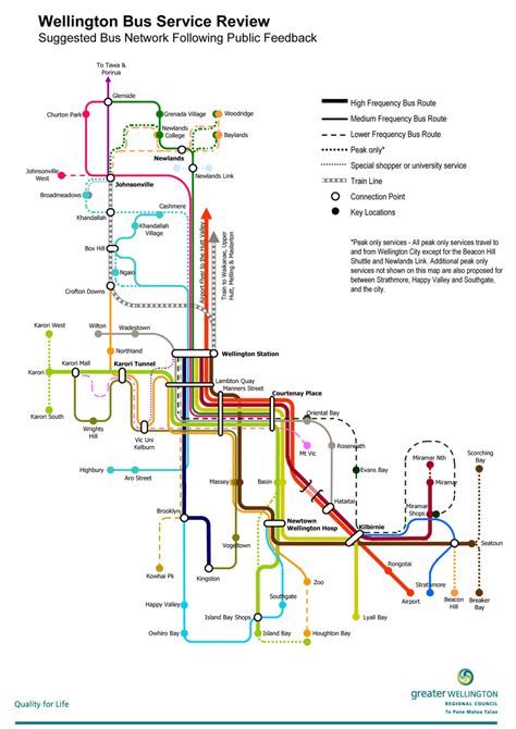 Transit Maps: Official Map: Suggested Bus Network of Wellington, New ...