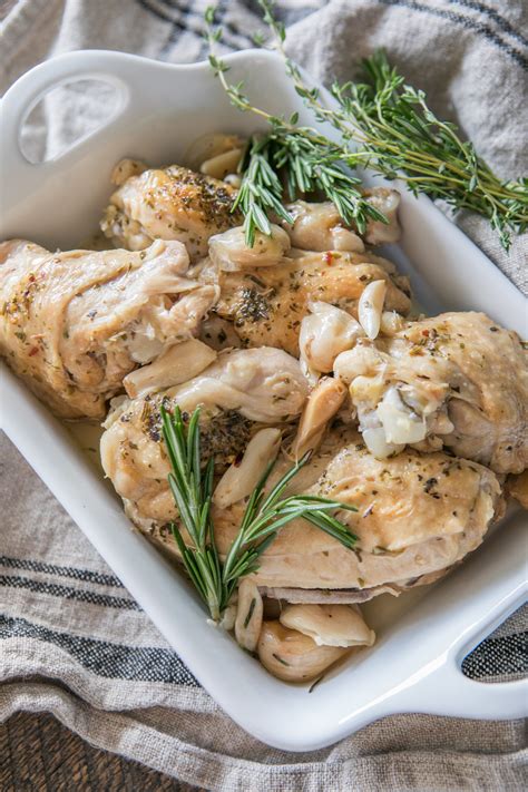 Whole30 friendly Chicken with 40 Cloves of Garlic in your Instant Pot | Primal Palate | Paleo ...