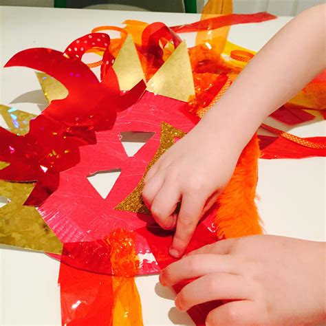 Chinese Dragon Mask Craft For Kids - Step By Step Instructions - Daisies & Pie