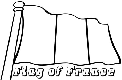 Flag Of France coloring page - Download, Print or Color Online for Free