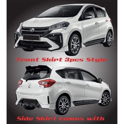 Perodua Myvi Facelift 2022 2023 2024 Gear up bodykit body kit front ...