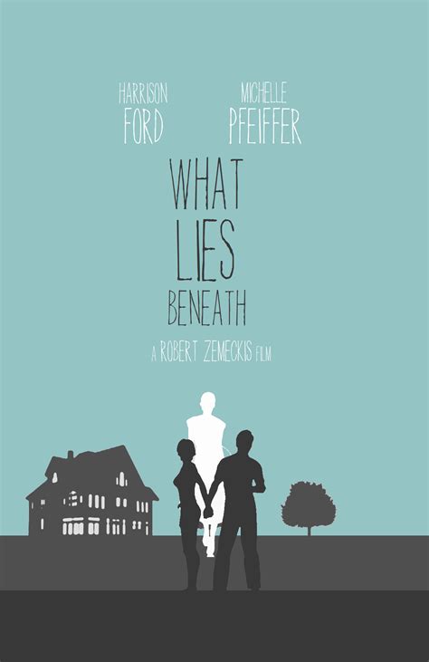 What Lies Beneath (2000) ~ Minimal Movie Poster (artist unknown) #amusementphile