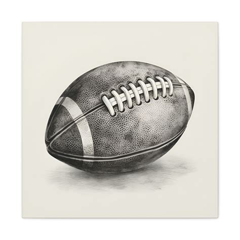 Minimalist Pencil Sketch Wall Art of American Football - Etsy