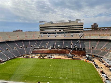 Historic renovations underway at Neyland Stadium ahead of 2022 season