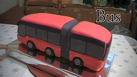 Bus Cake tutorial - YouTube