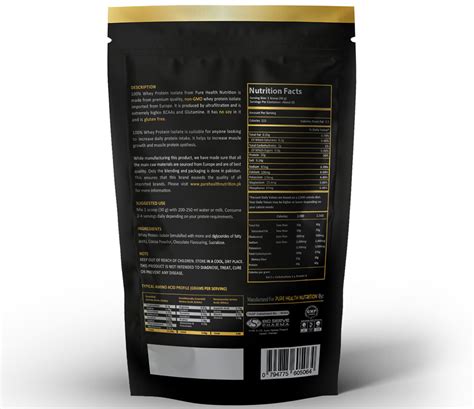 100% Whey Protein Isolate – Pure Health Nutrition