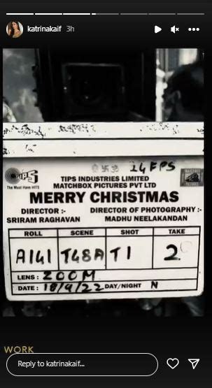 Katrina Kaif shares BTS pictures from 'Merry Christmas' set – ThePrint ...