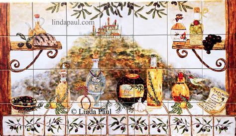 Italian Tile Backsplash - Kitchen Tiles Murals Ideas