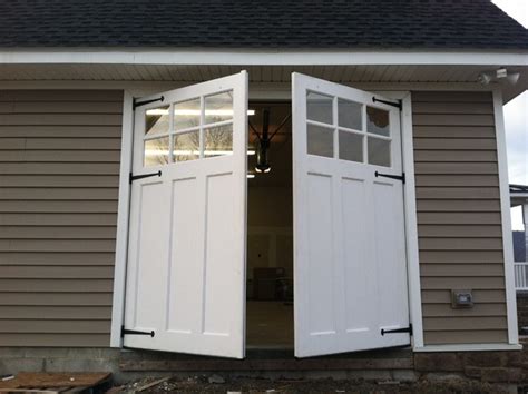 Wood Garage Doors and Carriage Doors - Farmhouse - Shed - DC Metro - by Clingerman Doors ...