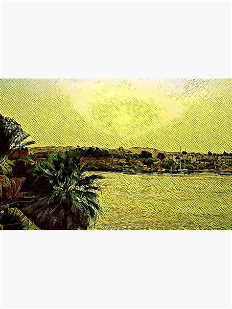 "Nile River Sunset" Poster for Sale by artmanikin | Redbubble