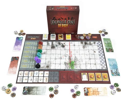 Dungeon Derby - Deluxe Ediiton with Miniatures | Continuum Games