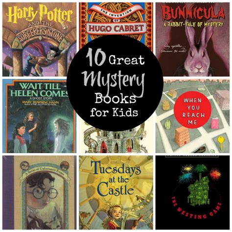 10 Great Mystery Books for Kids - Crazy Little Projects