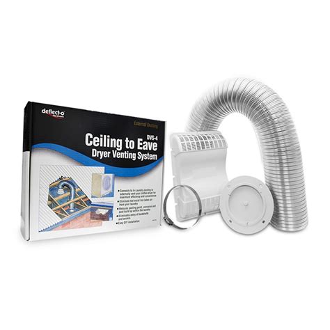 Deflecto 100mm External Ceiling to Eave Dryer Venting Kit