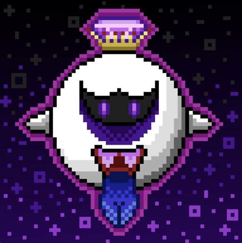 King Boo Pixel Art! : r/Mario