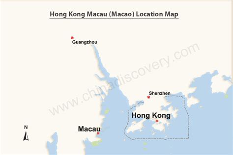 Hong Kong Macau Map, Map of Macau and Hong Kong China