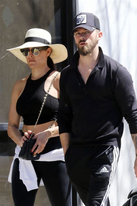 NIKKI BELLA and Artem Chigvintsev Out for Lunch in Los Angeles 03/16 ...